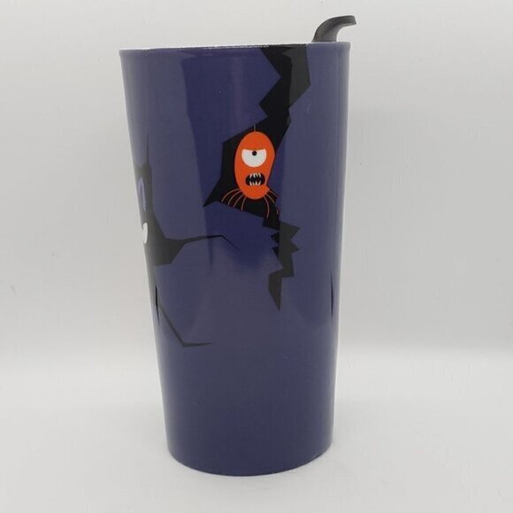 David's Tea Purple Halloween Ceramic Travel Cup - Picture 2 of 11